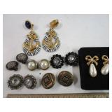 Vintage Clip On Earrings