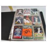 Baseball Cards 3 Ring Binder Full