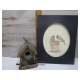 BIRD HOUSE & BIRD PRINT