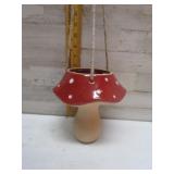 MUSHROOM HANGING PLANTER