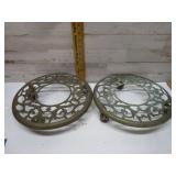 BRASS ROLLERS FOR FLOWER POTS