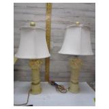 VINTAGE CHALK ART LAMPS