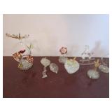 ART GLASS FIGURES - SOME IMPERFECTIONS