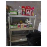 SHELF WITH OUTSIDE CHEMICALS