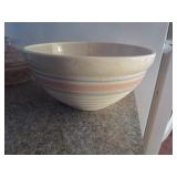 BLUE & PINK BAND MIXING BOWL MCCOY?