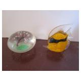 FISH & TREE PAPERWEIGHT