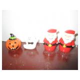 HALLOWEEN & CHRISTMAS SALT & PEPPER SHAKERS