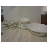 BUTTERFLY GOLD CORELLE & PYREX