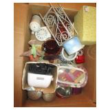 BOX LOT- HUMMING BIRD DECOR & MORE