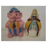 CINDERELLA COOKIE JAR - IMPERFECTIONS