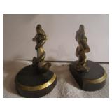 BRASS ANCHOR BOOKENDS