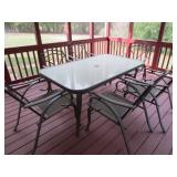 PATIO SET WITH CUSHIONS