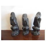 HEAR, SPEAK, & SEE NO EVIL MONKEYS