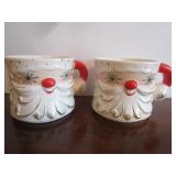 HOLT HOWARD SANTA MUGS