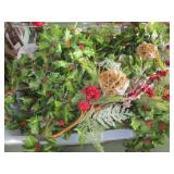 LARGE TOTE FULL OF CHRISTMAS DECOR
