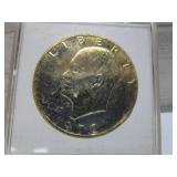1972 GOLDEN FLASH EISENHOWER DOLLAR