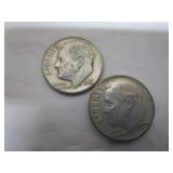 SILVER ROOSEVELT DIMES -2