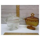 FOOTED CANDY DISHES
