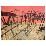 WROUGHT IRON PLANT STANDS