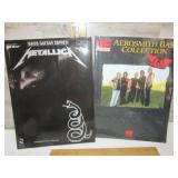 AEROSMITH & METALLICA MUSIC BOOKS