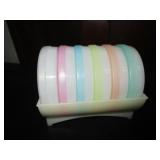 Tupperware coasters
