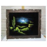 VINTAGE SOUTHWEST PAINTING ON VELVET