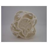 NEAT 3 D MELTED CLOCK FACE FIGURINE