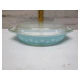 PYREX SNOWFLAKE DIVIDED PLATE
