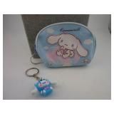 NEW CINNAMOROLL KEYCHAIN & CHANGE PURSE