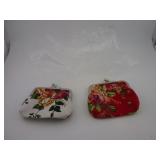 NEW VINTAGE STYLE CLOTH KISS LOCK COIN PURSES