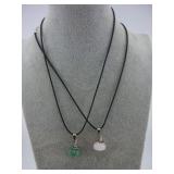 CUTE PUMPKIN STONE PENDANT NECKLACES