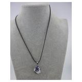 BEAUTIFUL STONE WRAPPED BUTTERFLY PENDANT