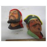 CHALK ART CAPTAIN HEADS