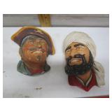 CHALK WARE HEAD WALL DECOR