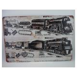 LIONEL TRAIN ADVERTISEMENT SIGN