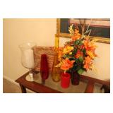 BASKET, VASES, & FLORALS