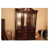 BASSETT FURNITURE CHINA HUTCH 83 X 52 X 15 INCHES