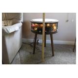 SIDE TABLE WITH CONTENTS