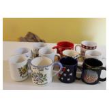 COLLECTION OF COFFEE MUGS
