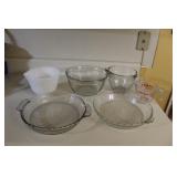 GLASSWARE - PYREX, ANCHOR, & PAMPERED CHEF