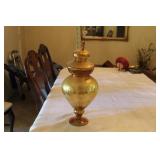 18" MERCURY GLASS VASE - IMPERFECTION ON BASE SEE