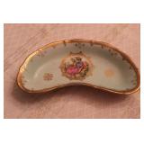 ROYAL VIENNA PORCELAIN CRESCENT SHAPED DISH