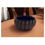 SHADES OF BLUE GLASS BOWL FENTON?