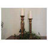 PAIR OF CANDLE STICKS