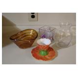 TELEFLORA BOWL, VASE, TEACUP, & SAUCER