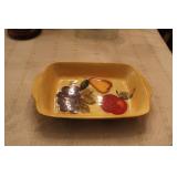 HOME TRENDS 13 X 9" STONEWARE LASAGNA PAN