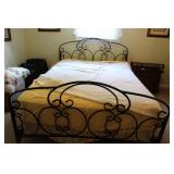 QUEEN WROUGHT IRON BED FRAME