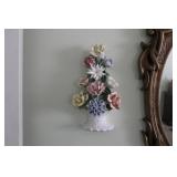VINTAGE ITALIAN CAPODIMONTE PORCELAIN FLOWER