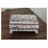 CERAMIC TRINKET BOX FROM PORTUGAL