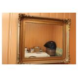 DEEP PROFILE WALL MIRROR 39 X 35 X 4 1/2 INCHES